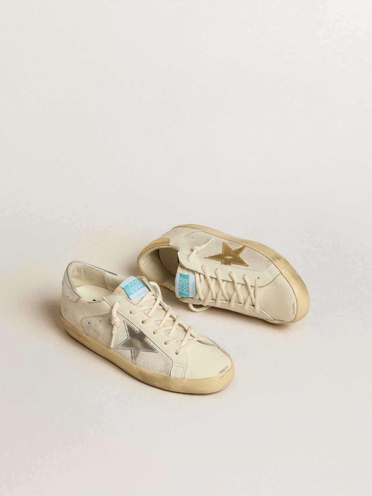 Low Baskets – White & Gold-Silver Edition